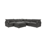 Caplan 6 Piece Sectional with Ottoman