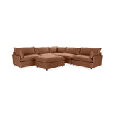 Caplan 6 Piece Sectional with Ottoman