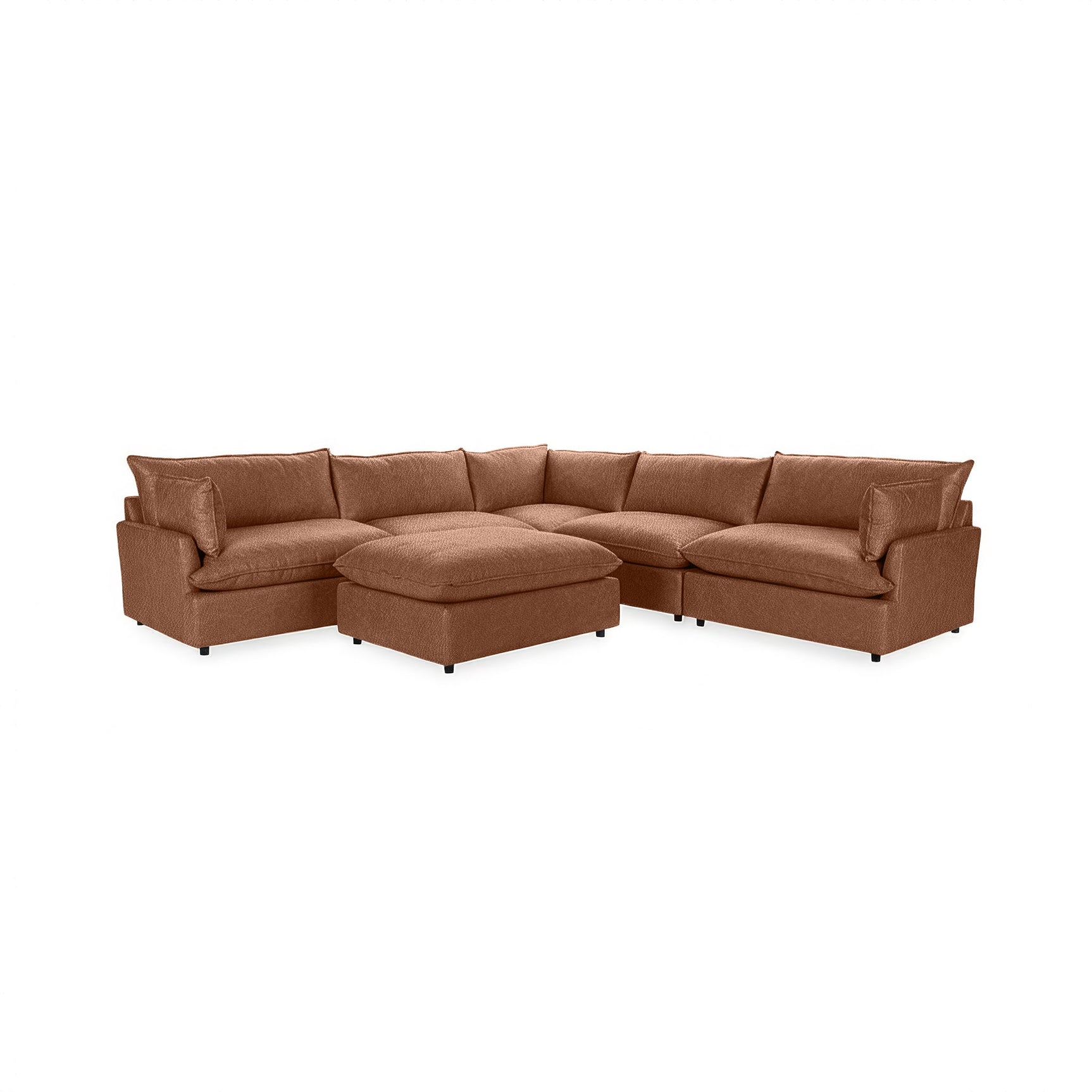 Caplan 6 Piece Sectional with Ottoman