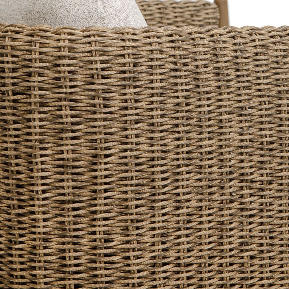 Cala Brown Outdoor Swivel Rocking Chair
