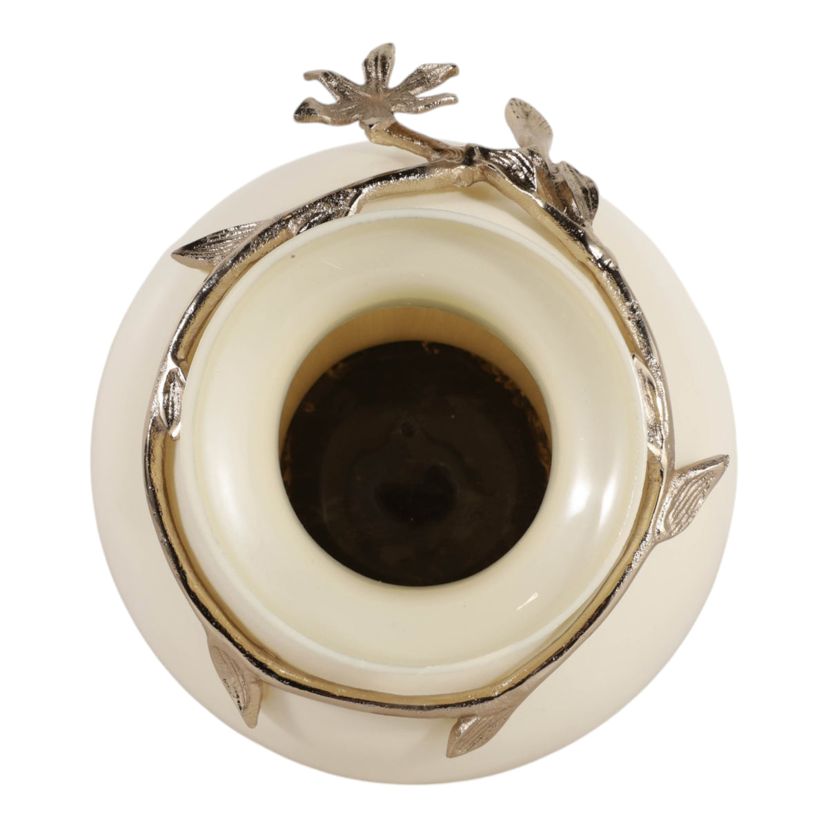 Hopeport Gold/Ivory Large Vase