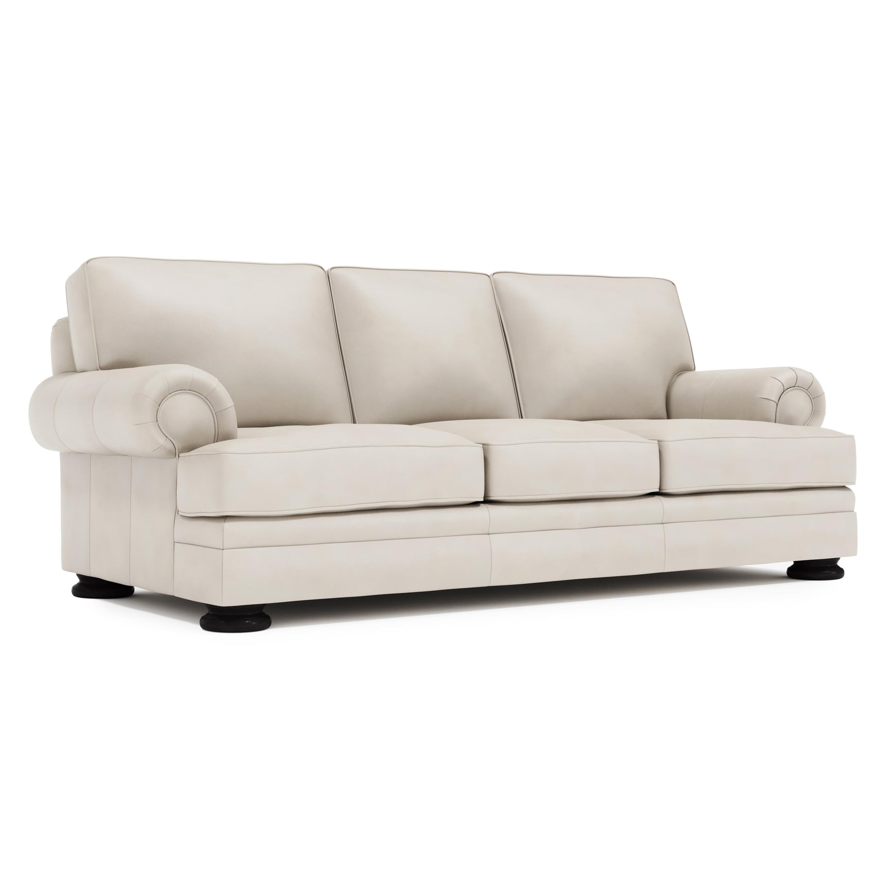 Foster Ivory Sofa Without Pillows & Nails