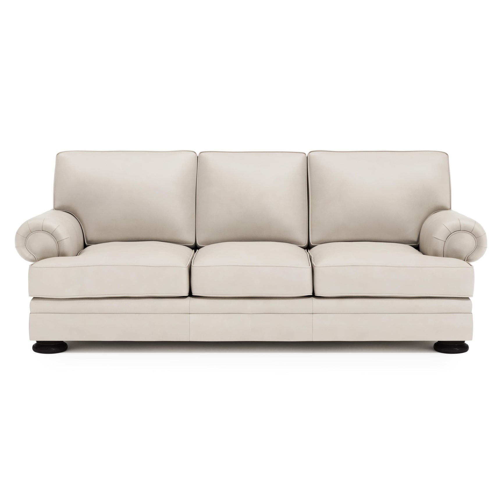 Foster Ivory Sofa Without Pillows & Nails