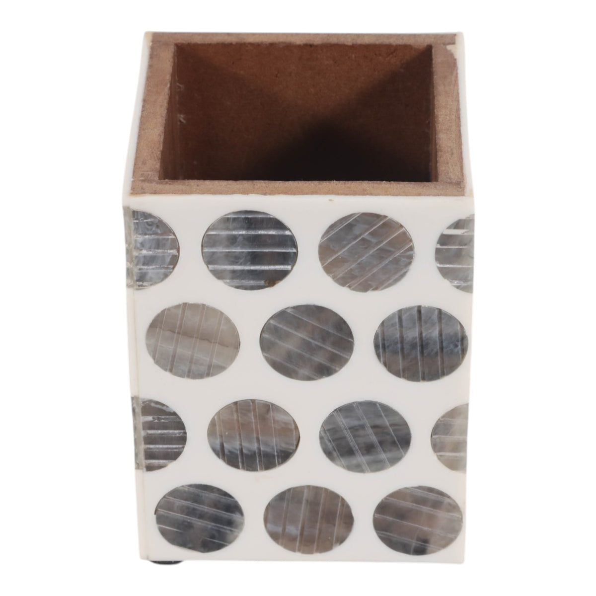 La Playa Multicolor Mixed Wood Pencil Cup