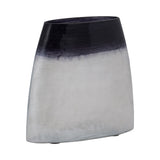 Dos Cabezas Blue/White Glass Ombre Vase
