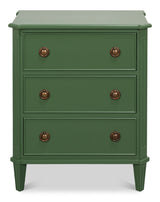 Poppin's Green 3 Drawer Chest