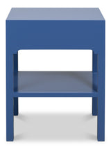Windy Blue Single Drawer Side Table