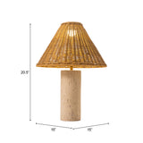 Kintal Natural Solar Table Lamp