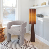 Violet Brown Floor Lamp