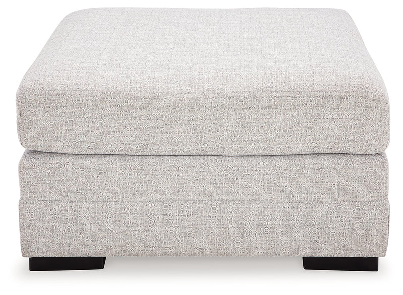 Koralynn Stone Oversized Accent Ottoman - Ornate Home