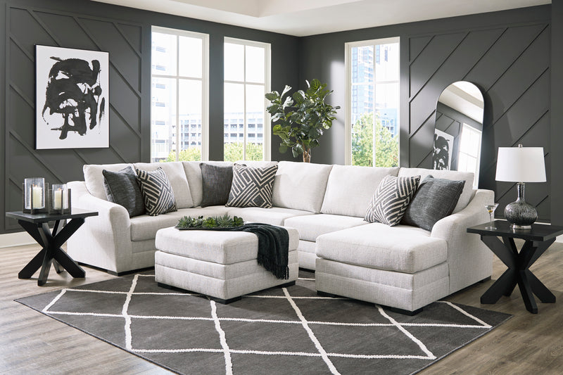 Koralynn Stone 3-Piece RAF Chaise Sectional - Ornate Home