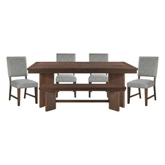 Franco Gray 6pc Dining Set