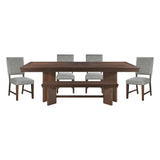 Franco Gray 6pc Dining Set