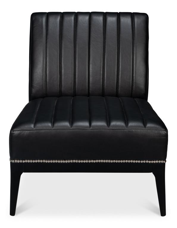 Agave Black Slipper Chair