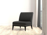 Agave Black Slipper Chair