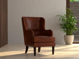 Whitney Brown Distilled Leather Chair