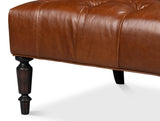 Benton Brown Distilled Leather Chair