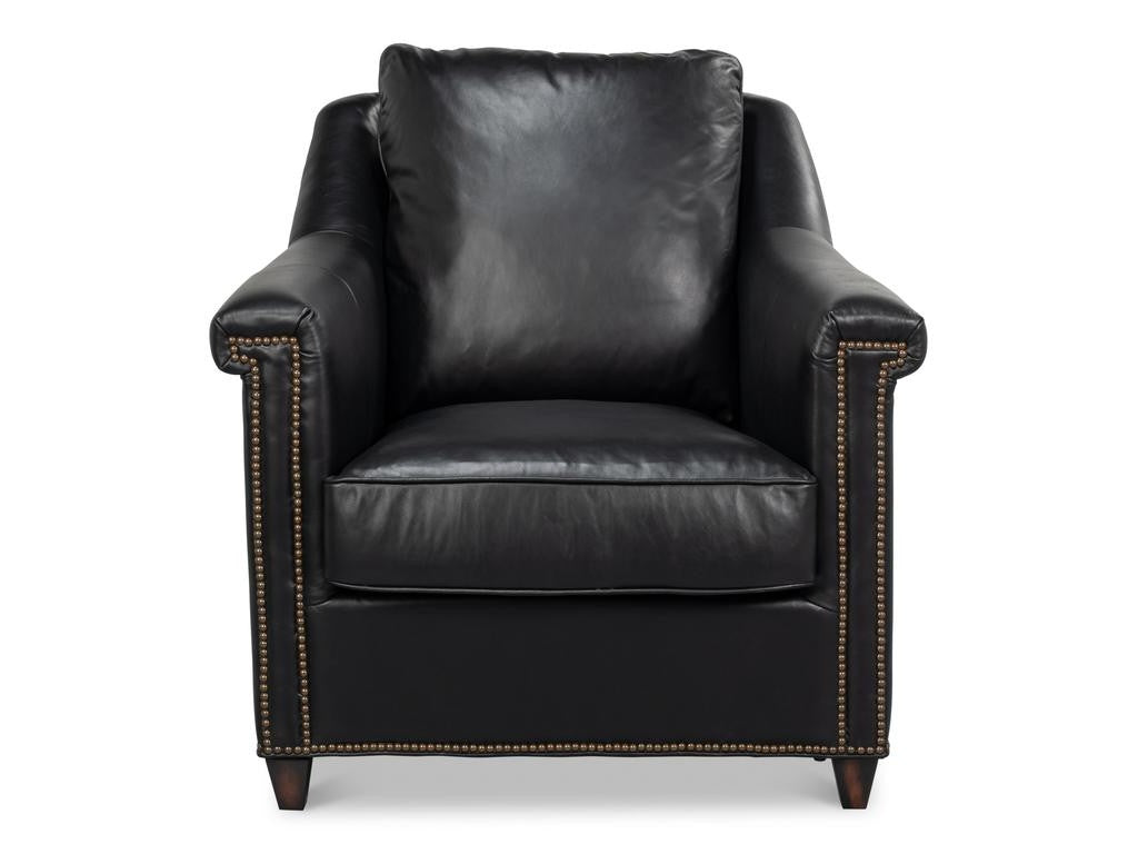 Vandike Black Arm Chair