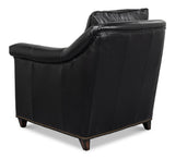Vandike Black Arm Chair