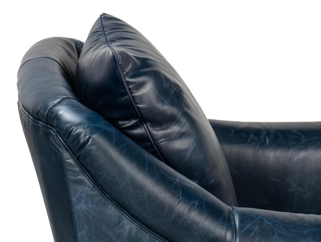 Vandike Blue Arm Chair