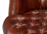 Bastian Brown Leather Armchair