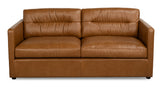Grant Tuxedo Brown Sofa
