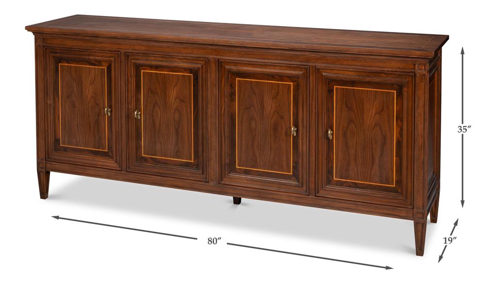 Beaufort Brown Credenza