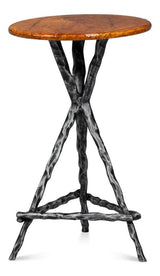 Planter's Brown Side Table