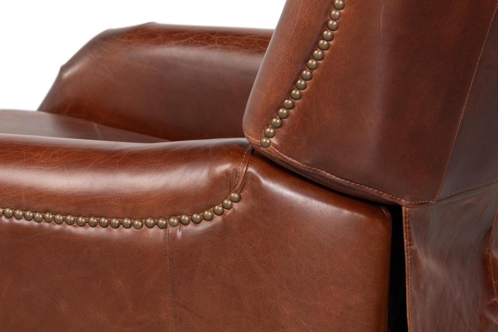 Ashford Brown Leather Recliner