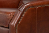 Ashford Brown Leather Recliner