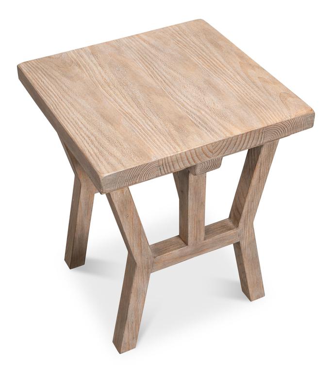 Farmhouse Natural Side Table