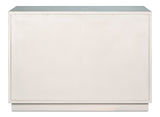 Stefano White/Natural Two Doors Commode