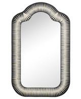 Meridian Brown Bone Inlay Mirror