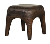 Molten Brown Carved Side Table