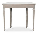 Wycliffe Drift Pine Demilune Console Table