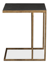 Patsy Gold Marguina Marble Side Table