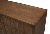 Prism Brown 4 Door Credenza