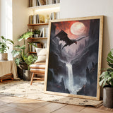 Beneath the Blood Moon's Flight