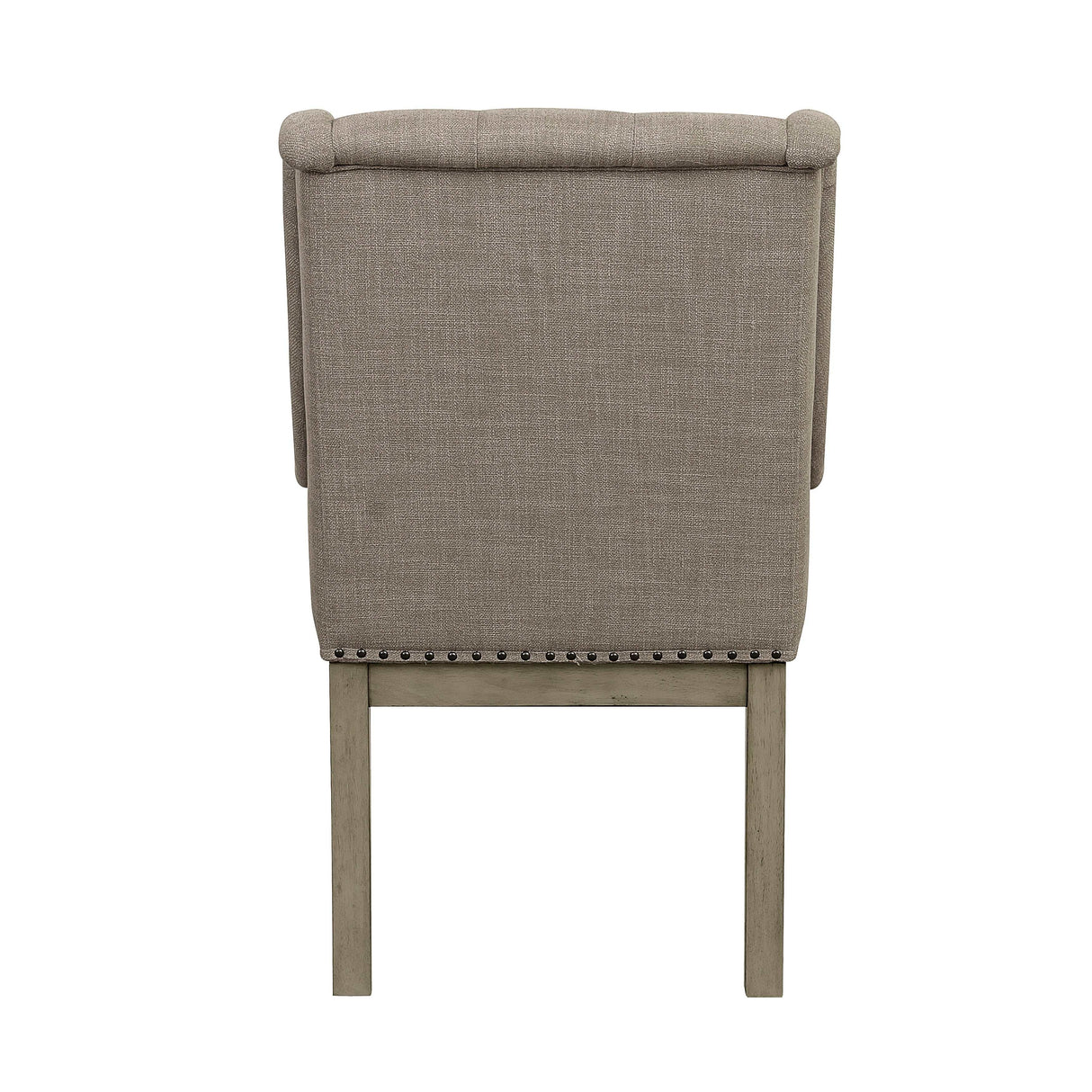 Vermillion Gray Cashmere Dining Room Armchair (Set of 2) - Ornate Home