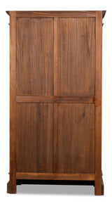 Marrakesh Red/Tan Painted Cabinet