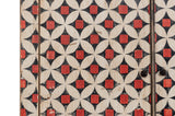 Marrakesh Red/Tan Painted Cabinet