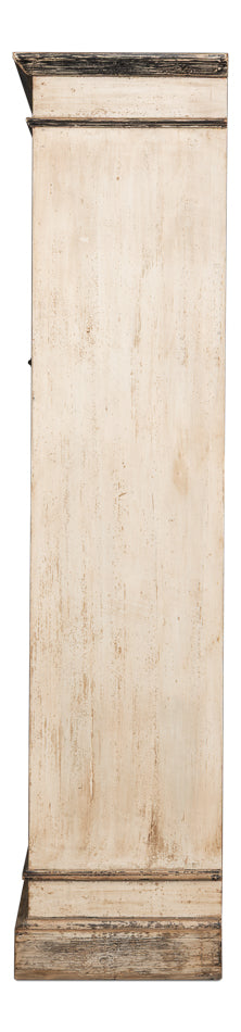 Marrakesh Black/Tan Painted Cabinet