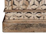 Marrakesh Black/Tan Painted Cabinet
