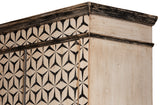 Marrakesh Black/Tan Painted Cabinet