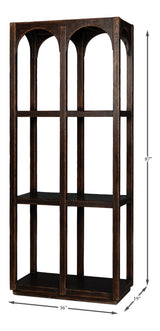 Cloister Black Display Cabinet