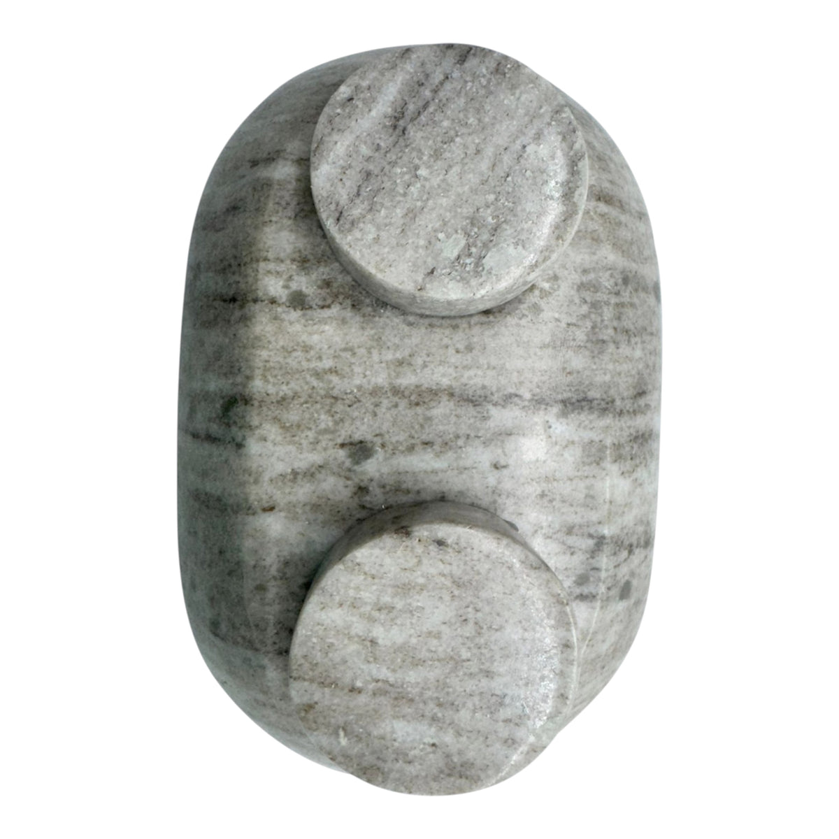 Alsace Beige Oval Marble Bowl with Feet