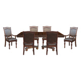 Lordsburg Brown Cherry 7pc Dining Set