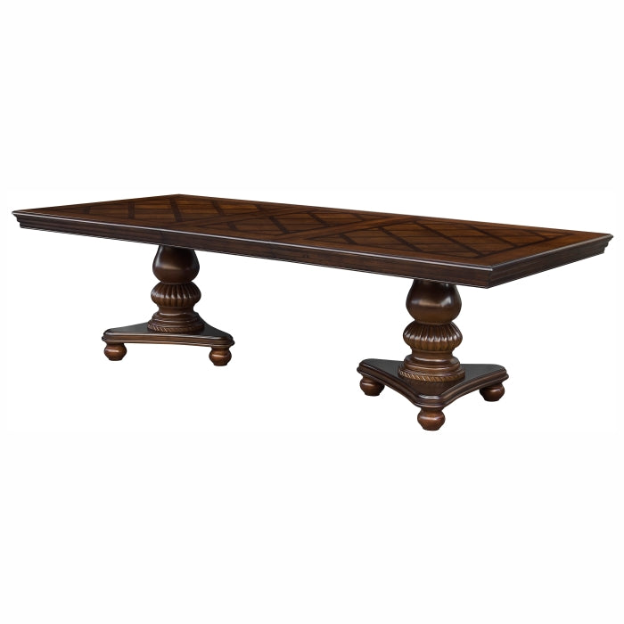 Lordsburg Brown Cherry 7pc Dining Set