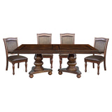Lordsburg Brown Cherry 5pc Dining Set