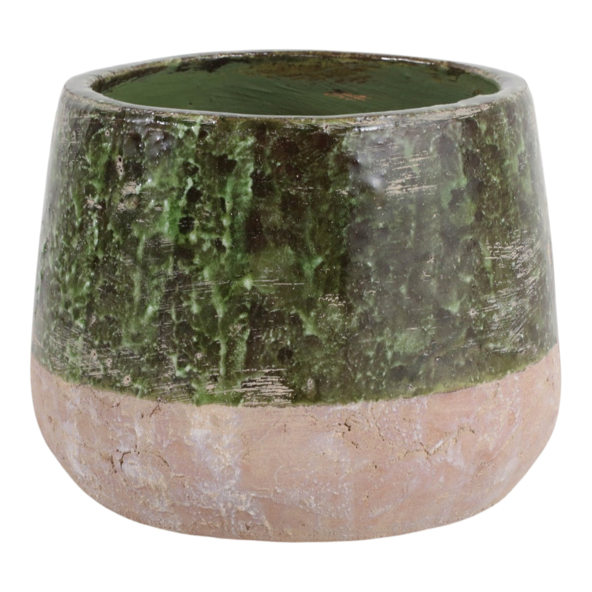 Bramgate Green/Brown Planter